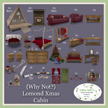 Second Life Marketplace - 08{Why Not?} Lomand Couples Bed